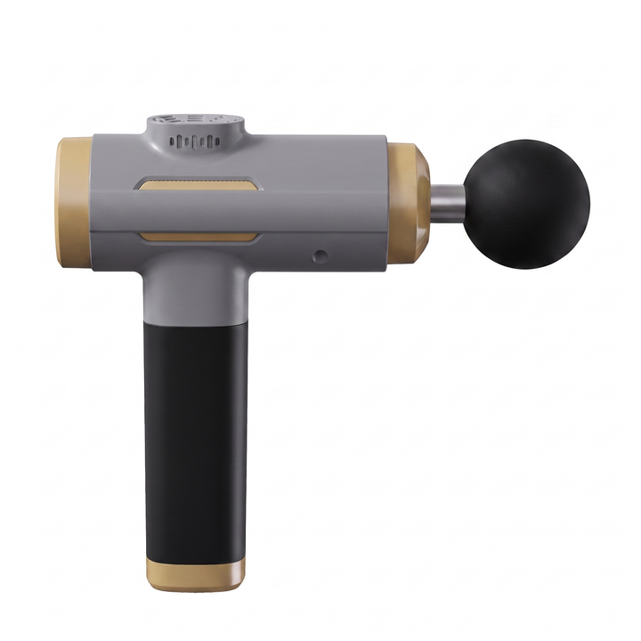 Mini massage gun in grey