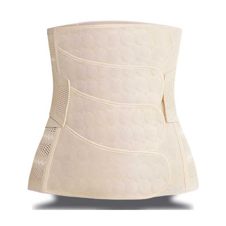 Postpartum Belly Band Abdominal Binder with Four Adjustable Straps