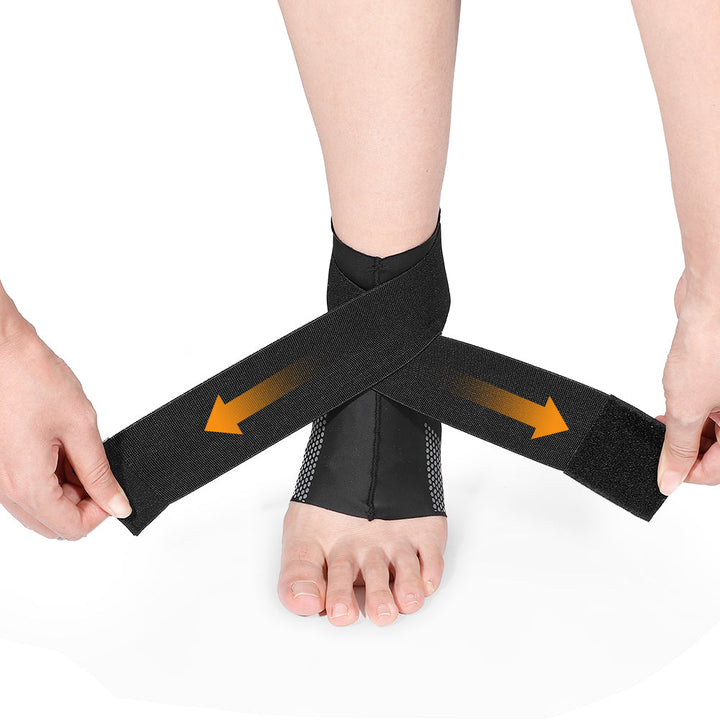 Ankle Compression Sleeve, Adjustable Support (2 Pack)