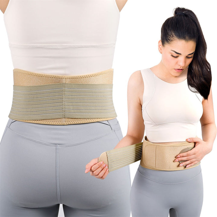 Lower-back lumbar support belt