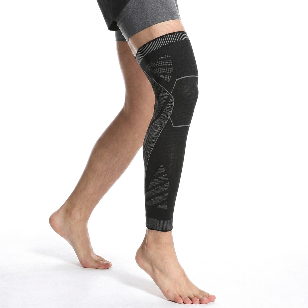 Full Leg Compression Sleeve with Anti-Slip Band