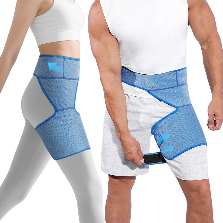 Thigh Compression Sleeve with Adjustable Hip Support