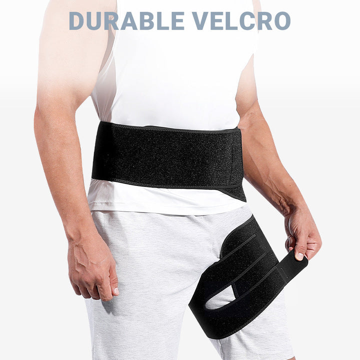 Thigh Compression Sleeve with Adjustable Hip Support