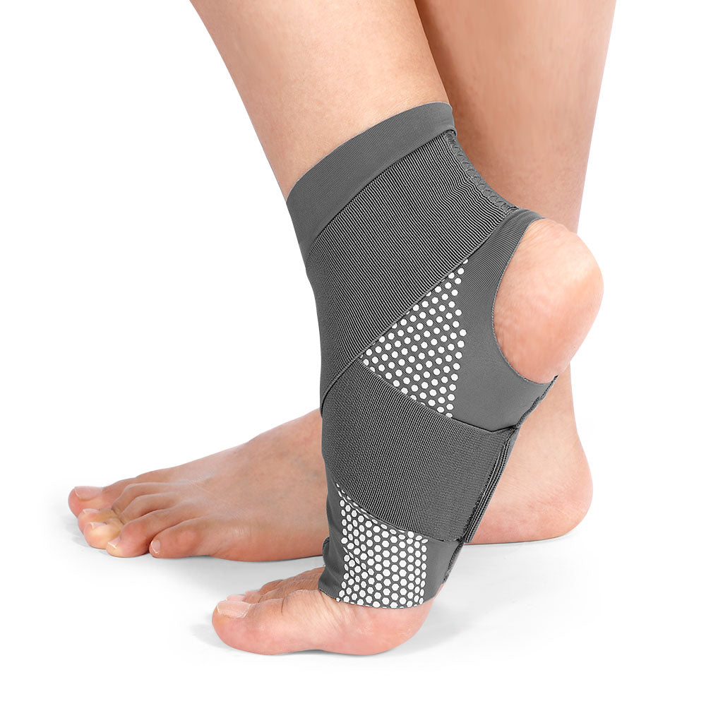 Ankle Compression Sleeve, Adjustable Support (2 Pack)