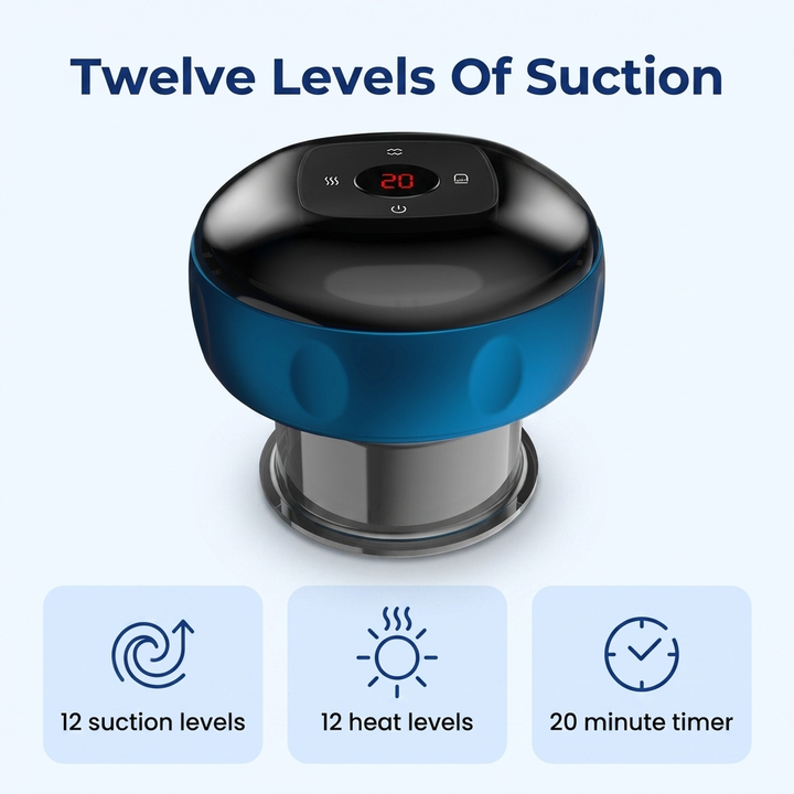 Touch panel with LED display and four icons