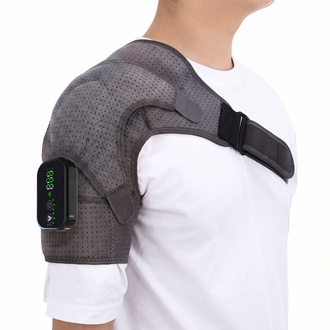 Heated Shoulder Massager Brace with Vibration