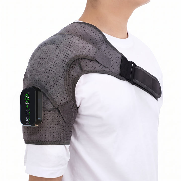 Heated Shoulder Massager Brace with Vibration