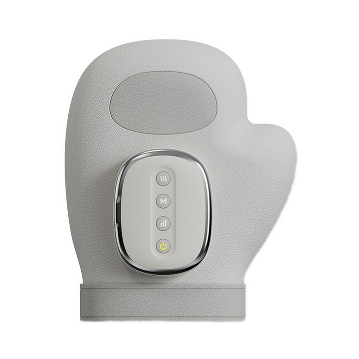 Electric hand massager in light grey