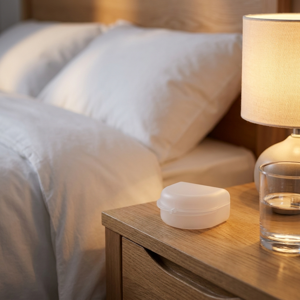 A case that lives on the bedside table