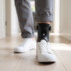 This drop foot brace wears inside your shoe
