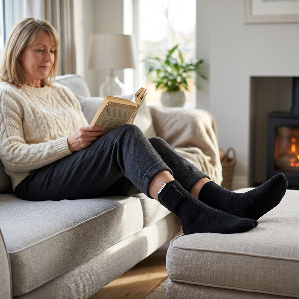 Thermal socks for the hours you sit still