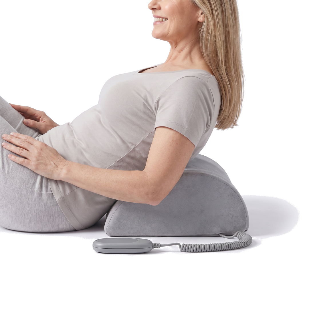 lower back cushion in use