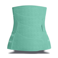 Postpartum Belly Band Abdominal Binder with Four Adjustable Straps in mint green