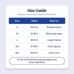 Choose your size with confidence