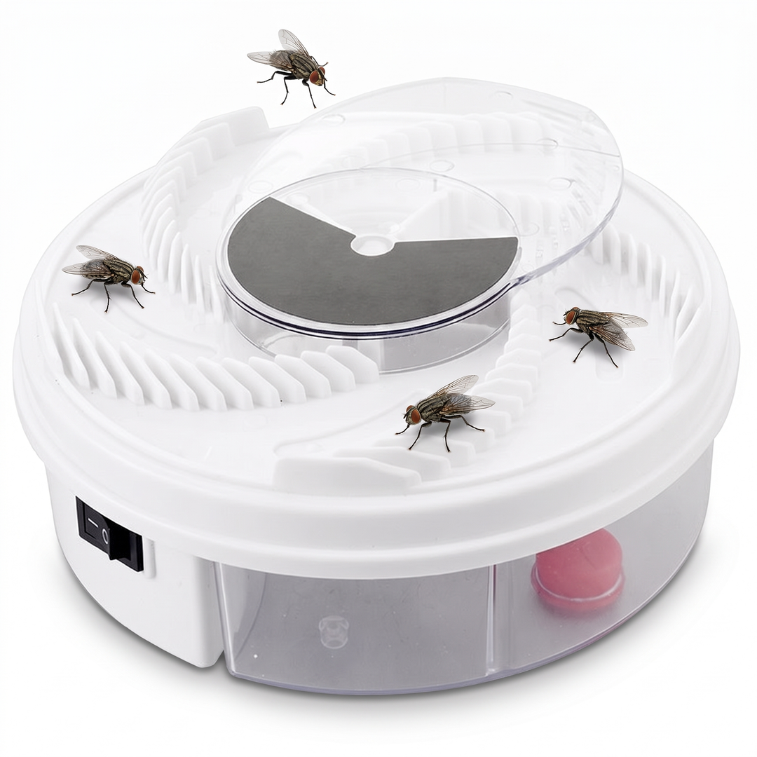 Electric rotating fly trap, USB powered indoor fly catcher