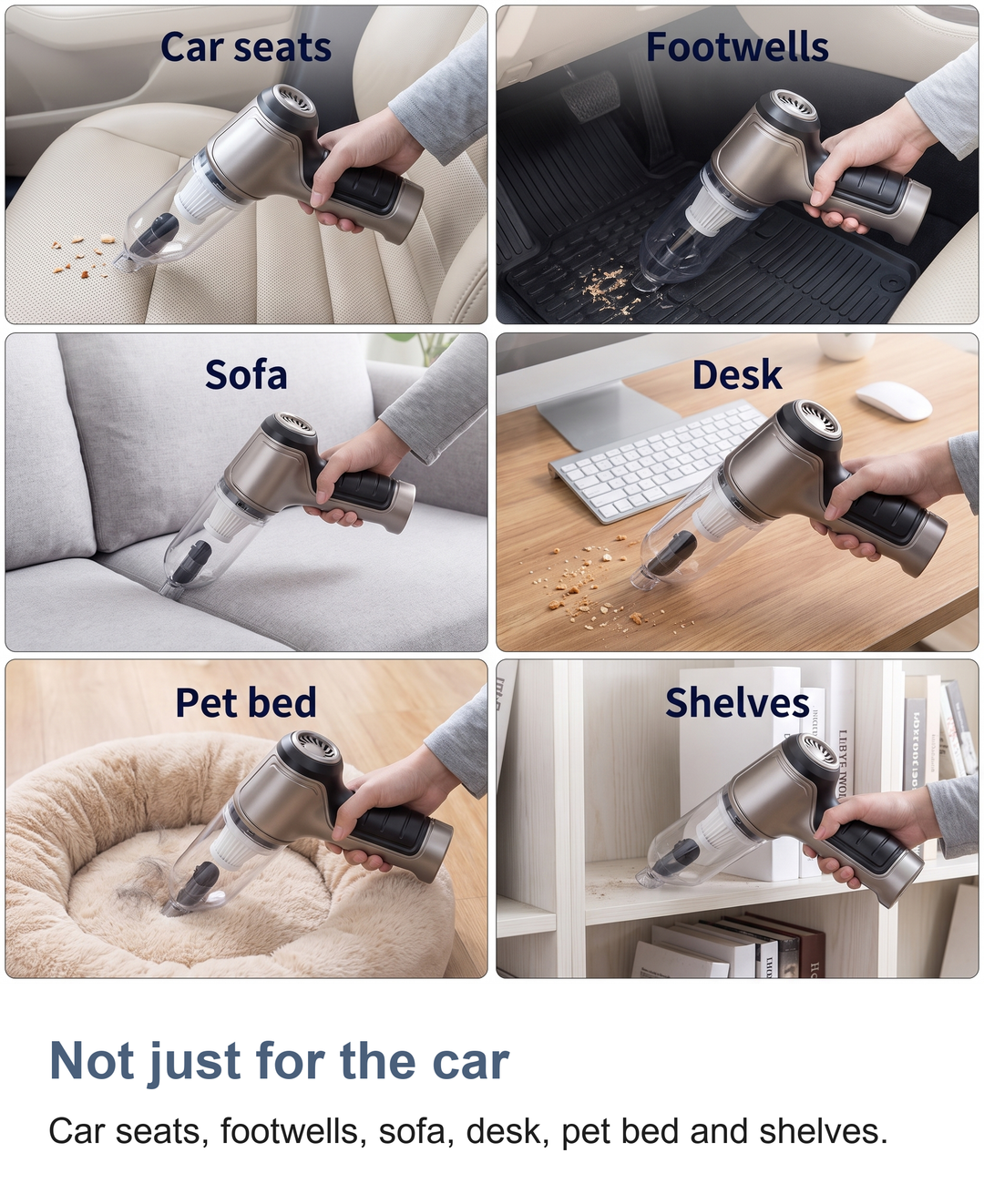 Cordless handheld car vacuum cleaner: Not just for the car