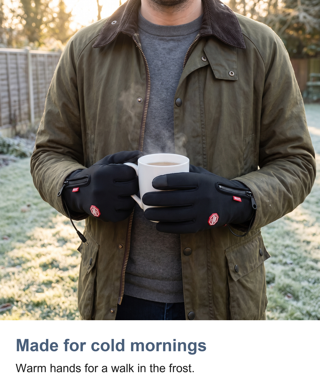 USB heated gloves: Made for cold mornings
