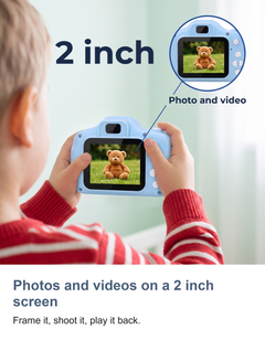 Kids digital camera with 2 inch screen: Photos and videos on a 2 inch screen
