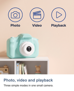Kids digital camera with 2 inch screen: Photo, video and playback