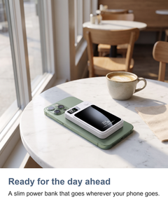 Magnetic wireless power bank: Ready for the day ahead