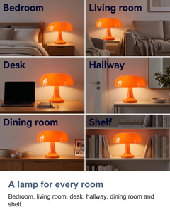 Retro mushroom table lamp: A lamp for every room