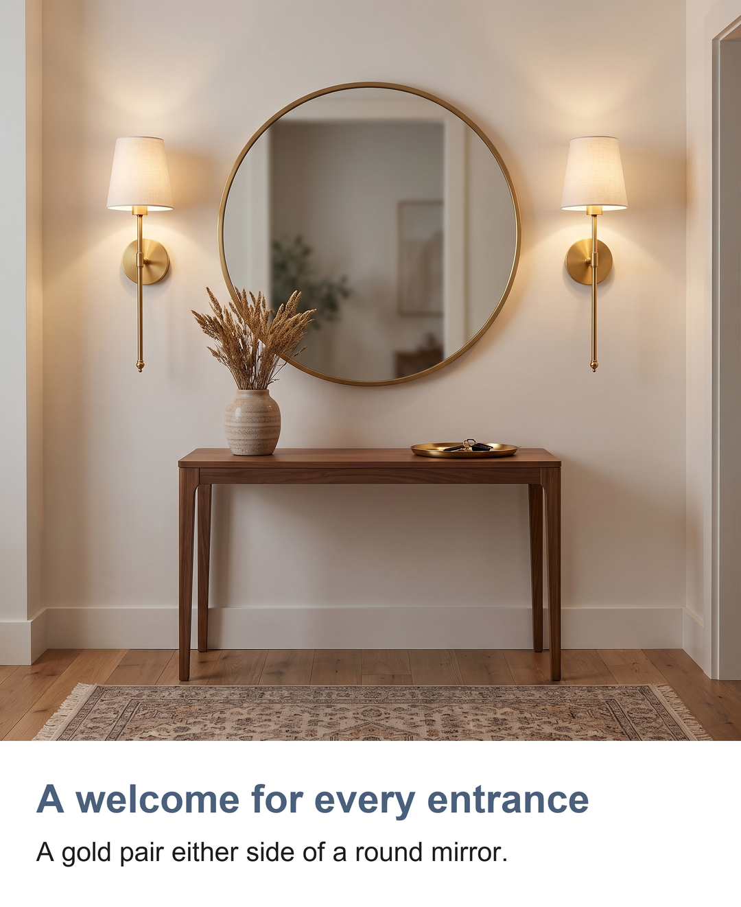 Wireless wall sconces set of 2: A welcome for every entrance