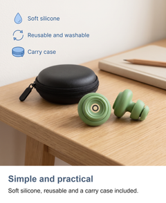 Reusable silicone sleep earplugs: Simple and practical