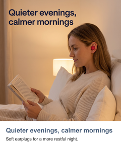 Reusable silicone sleep earplugs: Quieter evenings, calmer mornings