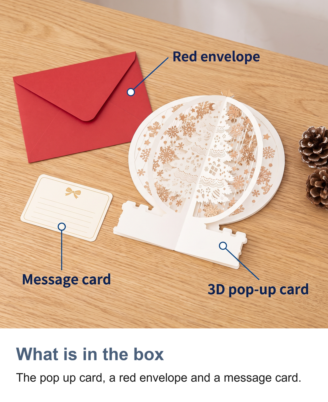 3D pop up Christmas card: What is in the box