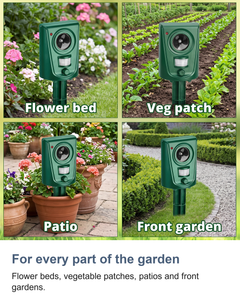 Ultrasonic cat repeller for garden: For every part of the garden