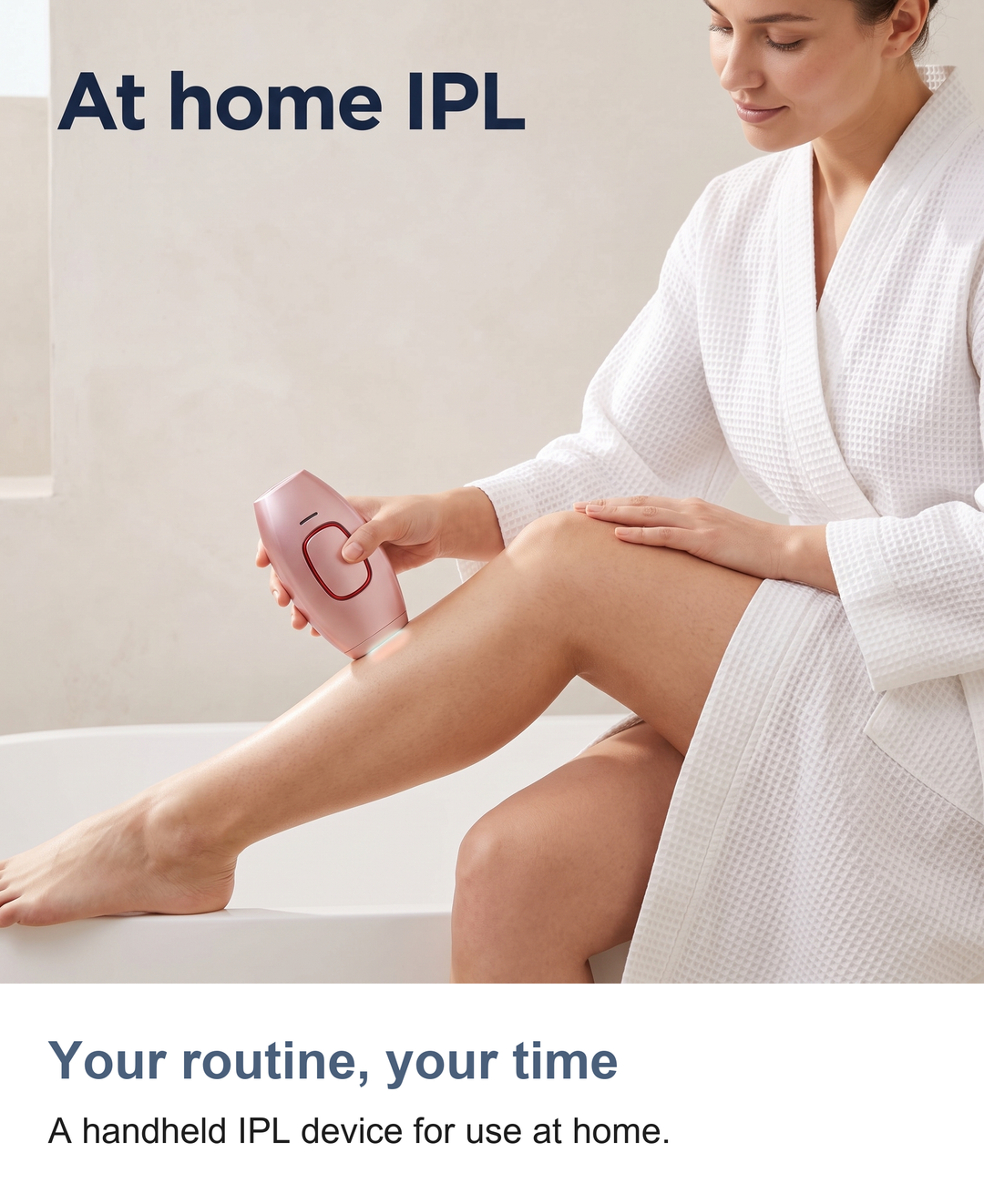 At home IPL hair removal device: Your routine, your time