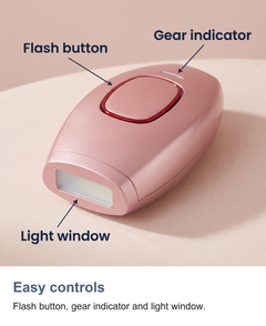 At home IPL hair removal device: Easy controls