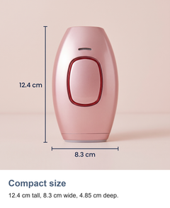 At home IPL hair removal device: Compact size