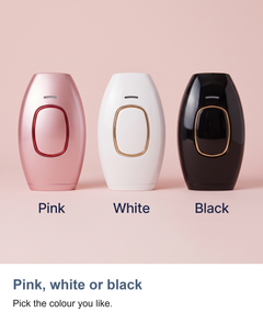 At home IPL hair removal device: Pink, white or black