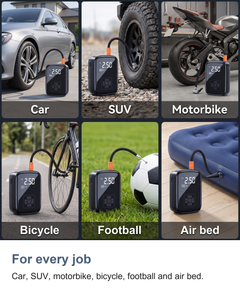 Cordless digital tyre inflator: For every job