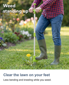 Stand up weed puller: Clear the lawn on your feet