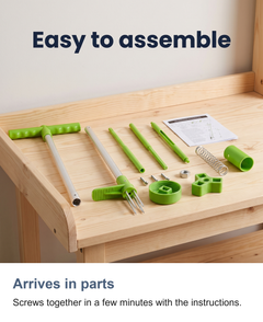 Stand up weed puller: Arrives in parts