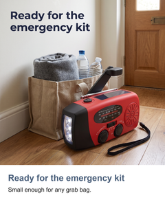Wind up radio with torch: Ready for the emergency kit