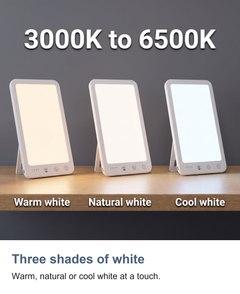 LED daylight lamp: Three shades of white