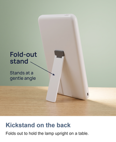 LED daylight lamp: Kickstand on the back