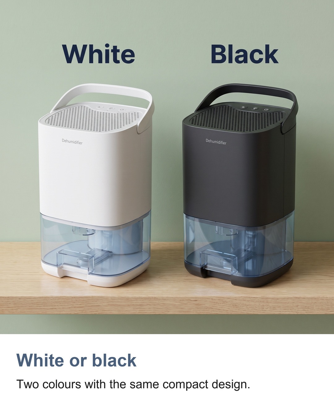 Small dehumidifier: White or black