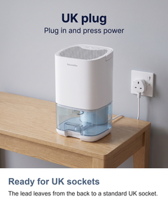 Small dehumidifier: Ready for UK sockets