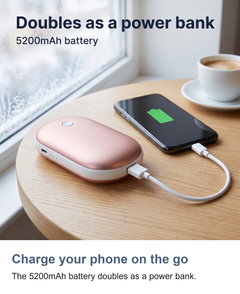 Rechargeable hand warmers: Charge your phone on the go