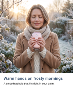 Rechargeable hand warmers: Warm hands on frosty mornings
