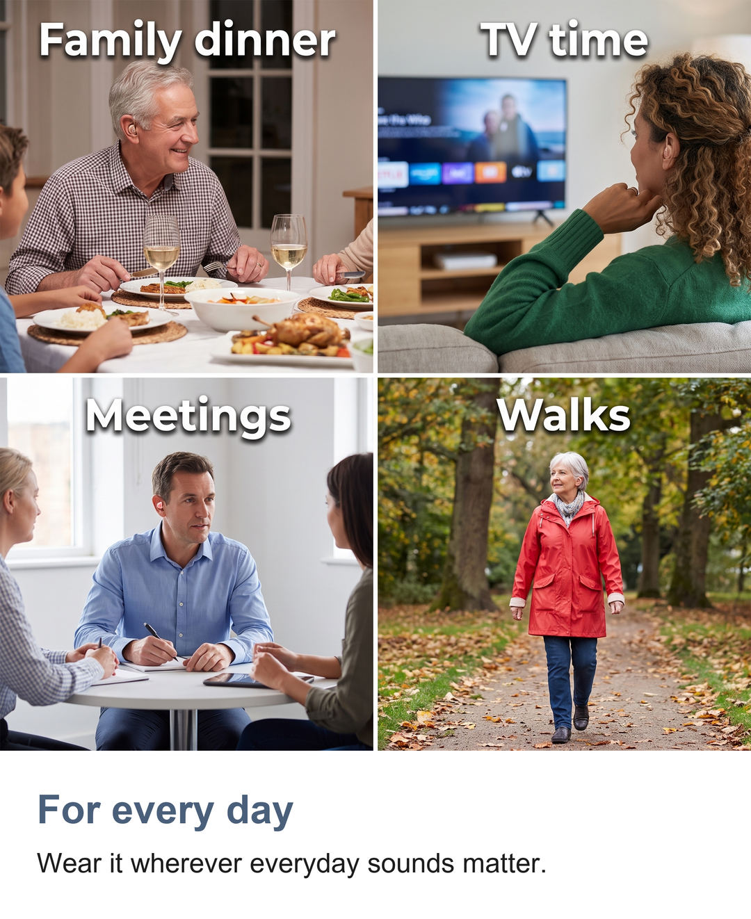 In-ear hearing amplifier: For every day