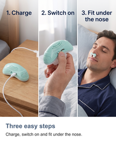 Anti snoring device: Three easy steps