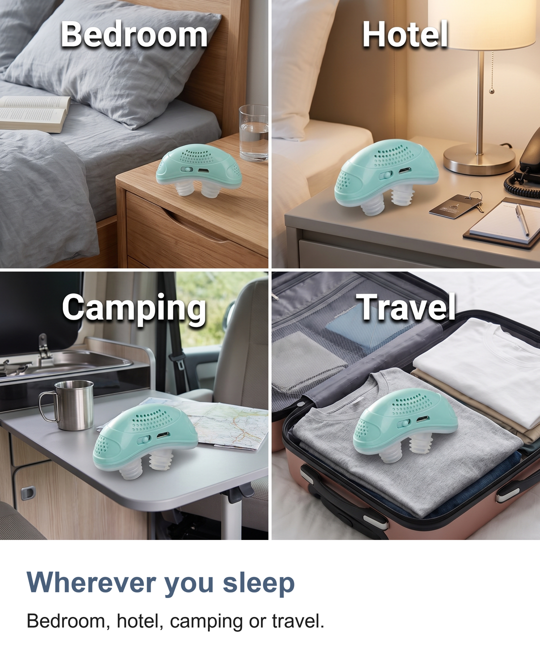 Anti snoring device: Wherever you sleep