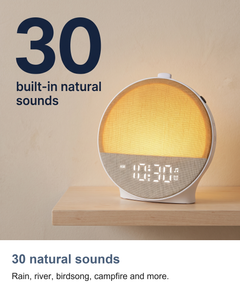 Sunrise clock: 30 natural sounds