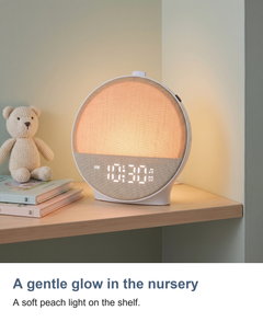 Sunrise clock: A gentle glow in the nursery
