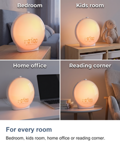 Full-screen sunrise alarm clock: For every room